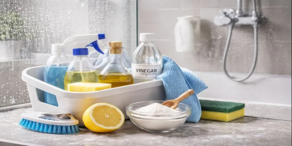 Remove Hard Water Stains and Soap Scum Easily