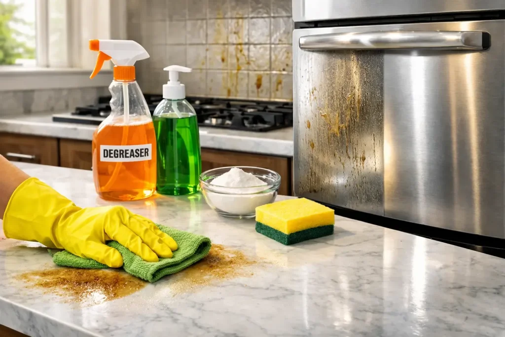 The Best Ways to Clean Grease from Different Surfaces