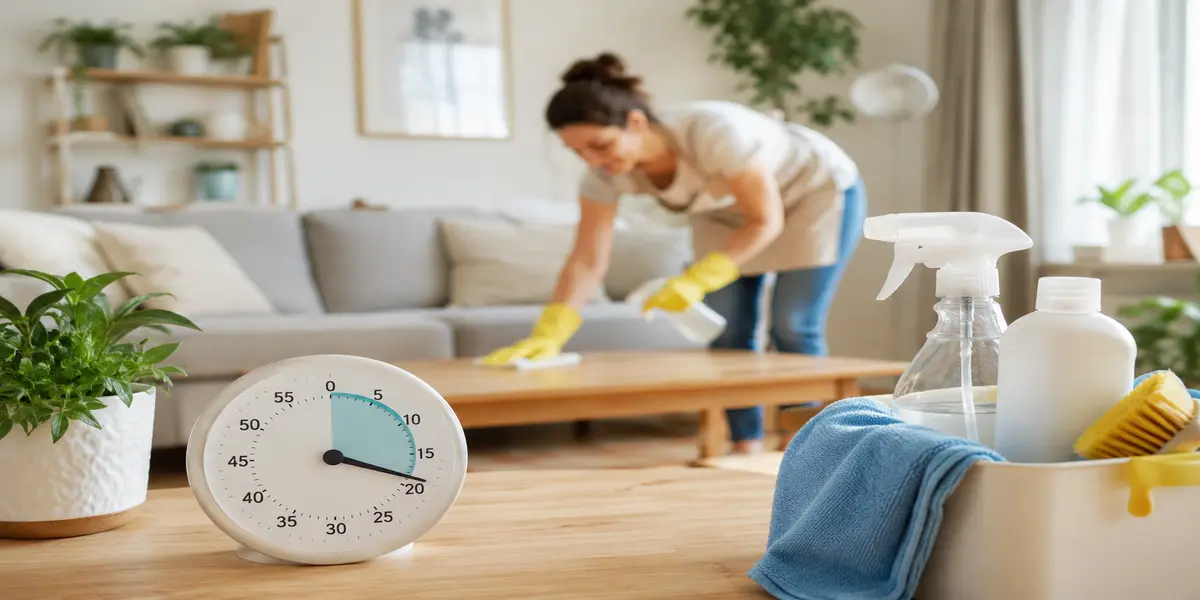 How the 20-Minute Cleaning Rule Can Transform Your Home